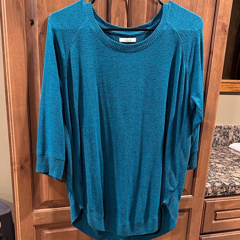 Maurices Teal 3/4 sleeve for Women